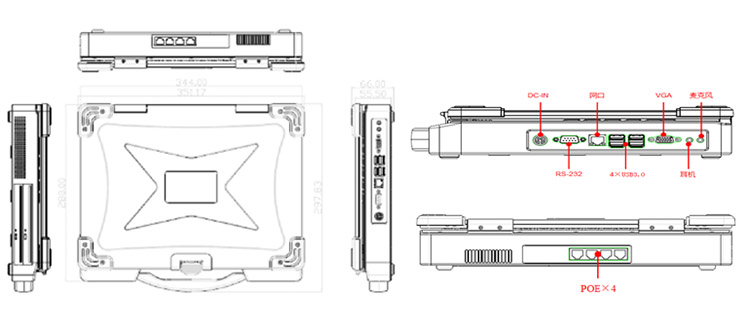 產(chǎn)品尺寸圖/接口圖